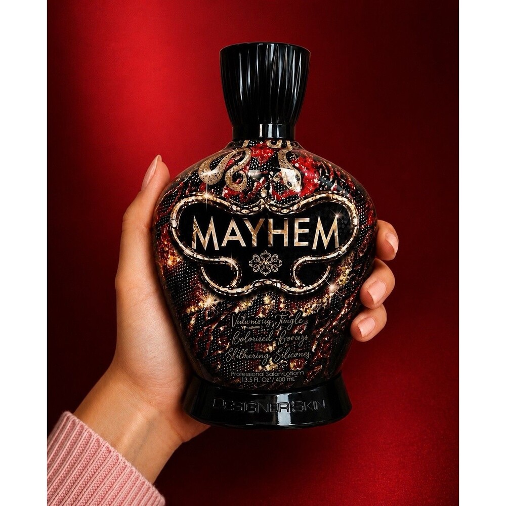 Designer Skin 🔥 Mayhem 🔥 Hot Tingle Bronzer Tanning Lotion 13.5oz